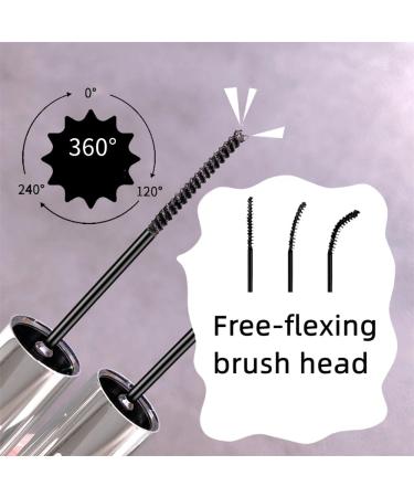 Waterproof Black Mascara for Thin and Short Eyelashes Small Brush Mascara Long Lasting Smudge-Proof Voluminous Eyelashes Gift (1pc) - Buy Online on GoSupps.com