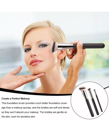 Make Up Brush Set Concealer Brush Foundation Brush Powder Brush for Polishing Blending and Face for Creamy Powdery or Liquid Foundation (3 Sizes) - Buy Online on GoSupps.com