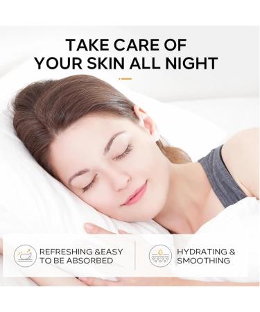 Vitamin C Sleep Overnight Face Mask 150g Hyaluronic Acid Moisturising Sleeping Mask For Shrink Pore Hydrating & Brightening Gel Face Mask Korean Face Mask Vitamin C Anti Aging Face Cream - Buy Online on GoSupps.com