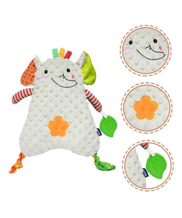 Buy Toyandona 2 Pack Animal Cuddling Towels - Perfect Baby Gift - Muslin Elephant Pacifier & Comfort Towel for Spit-Up & Cuddling | International Shipping - Buy Online on GoSupps.com