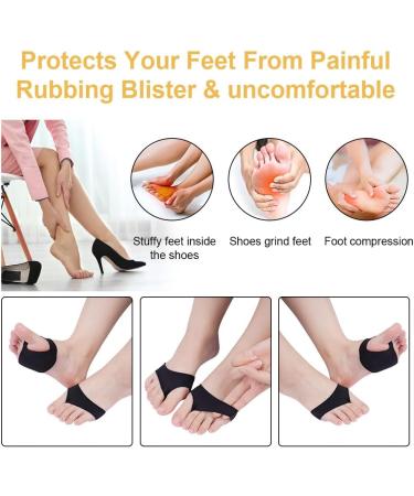 Shop Lophe Baler Forefoot Pads - Reusable Fabric Cushions for Men & Women - Non-Slip High Heel Inserts (Black-S) | Comfort & Support on International Orders - Buy Online on GoSupps.com