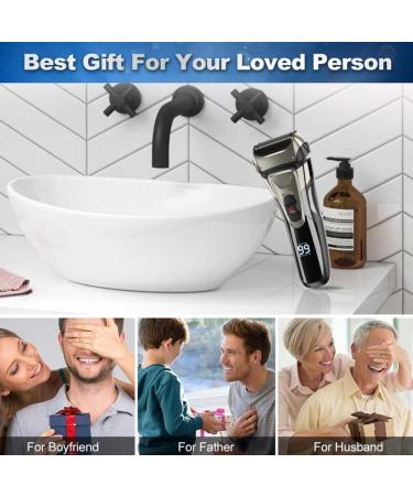 Buy Men's Electric Shaver & Beard Trimmer - Washable USB Rechargeable Razor for Optimal Grooming - Buy Online on GoSupps.com