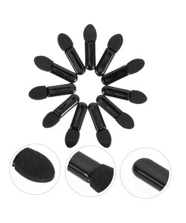 FRCOLOR 100pcs Mini Eyeshadow Swabs & Lip Balm Brushes - Makeup Applicator Set for Cosmetics & Lipstick | Black Foam Wand - Buy Online on GoSupps.com