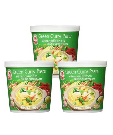 VANREO Cock - Green Curry Paste - 3 Pack (3 x 400 g)