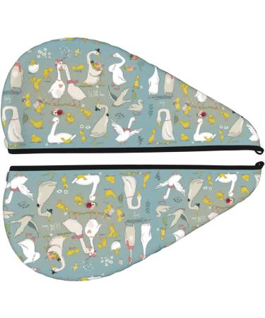 Cute Farm Birds Microfiber Hair Towel - Super Absorbent Coral Velvet Wrap for Women | Quick Dry Hair Cap for Long Curly & Thick Hair - Buy Online on GoSupps.com