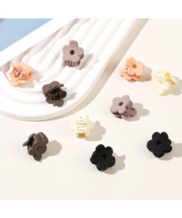 Mini Flower Claw Hair Clips for Women & Girls - Strong Hold Tiny Clips for Thin Hair - Cute & Nonslip Styling Accessories - Buy Online on GoSupps.com
