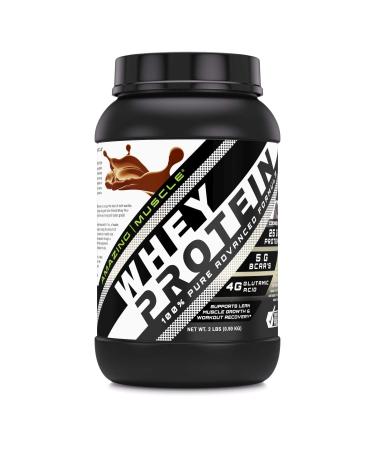 Amazing Muscle 100% Whey Protein Powder *Advanced Formula with Whey Protein Isolate as a Primary Ingredient Along with Ultra Filtered Whey Protein Concentrate (Cookie & Cream 2 Lb)
