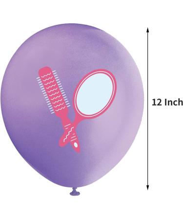 Spa Makeup Cosmetics Balloons Bouquet - 12pcs for Birthday & Bridal Shower Decor - Buy Online on GoSupps.com