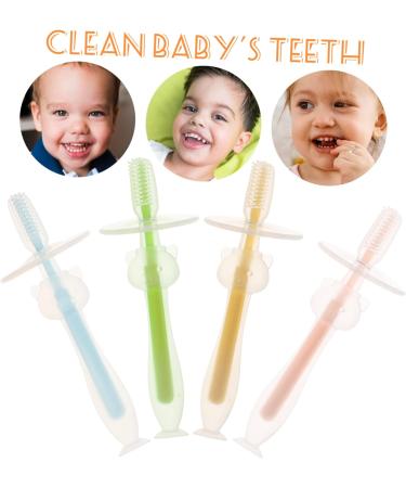 Beavorty 8 STK Baby Toothbrush Set | Infant Oral Hygiene Tool & Silicone Travel Toothbrush for Newborns (1 Year+) - Buy Online on GoSupps.com