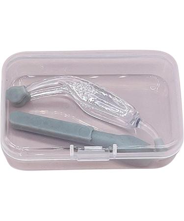 Foloda Soft Silicone Shovel Tweezers Set for Safe Contact Lens Use | Portable Yellow Organizer & Insert/Remover Tool - Buy Online on GoSupps.com