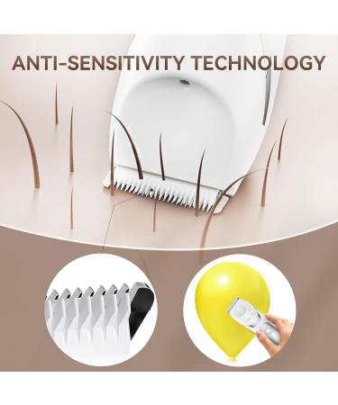 ANLAN Body Hair Trimmer - Electric Wet/Dry Groomer for Men & Women with LED Display Portable & Waterproof Pubic Hair Shaver - Buy Online on GoSupps.com