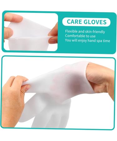 Beavorty 1 Pair moisturizing Gloves Exfoliating Hand Masks Overnight Gloves for Dry Hands Hand Softening Gloves Moisture Gloves Overnight Cream Gloves White Cosmetic Essential Oil Miss sebs - Buy Online on GoSupps.com