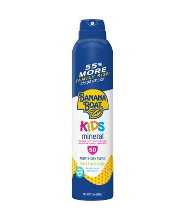 Banana Boat Kids 100% Mineral Sunscreen Pump Spray  Broad Spectrum SPF 50  7.75oz.