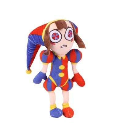 PUZAME 2023 New The Amazing Digital Circus Plush Toys 11.8" Pomni Plushies Toy for TV Fans and Friends Cute Soft Stuffed Figure Plush Doll Toy Birthday Halloween for Kids Adult Boys Girls 30cm Pomni