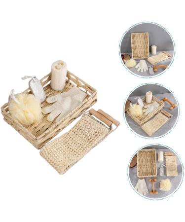 Healeved 2 Sets Bath Flower and Skincare Set for Women - Skin Cleaning Scrubbers, Foot Scrubbing Tool, and Body Clean Tool - 2pcs 30x20cmx2pcs - Buy Online on GoSupps.com