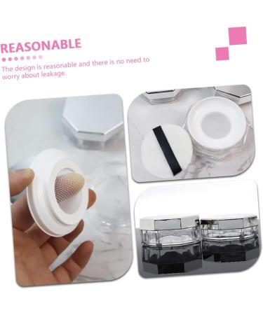 PACKOVE 2 Sets Octagonal Loose Powder Box Loose Powder Containers Makeup Case Cosmetic Rack Portable - Buy Online on GoSupps.com