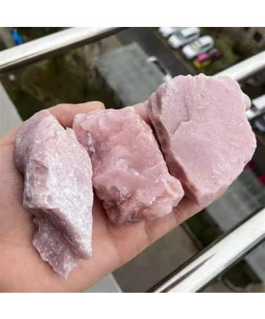 200g-290g Crystal Rough Natural Quartz Raw Pink Opal Chunk Stones 1PC Suitable for Home Room Decoration Stone Mineral Specimen - Buy Online on GoSupps.com
