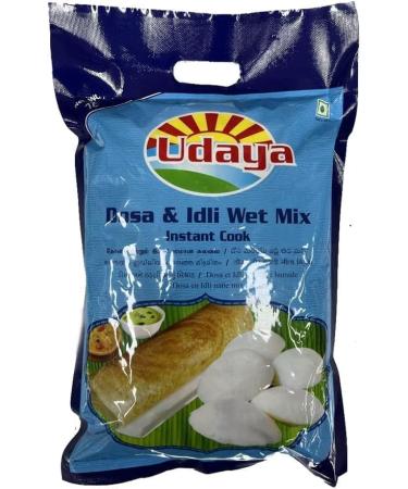 Udaya Dosa Batter | Idli Batter 1KG |Wet Mix | Instant Rice Dosa Breakfast Mix | Pure Veg South Indian Breakfast Mix | 100% Natural Ingredients (Pack of 2) - Buy Online on GoSupps.com