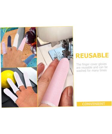 100pcs Pure Cotton Finger Cots for Protection - Soft Durable & Ideal for Safe Use | International Shipping Available - Buy Online on GoSupps.com