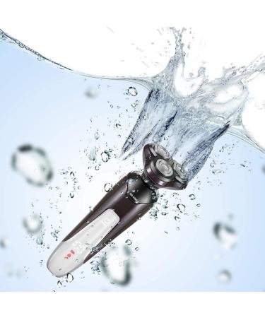 Buy Electric Shavers for Men - Waterproof Rechargeable Razors with 4D Rotary & Intelligent Digital Display - Wet & Dry Use - Fast International Shipping - Buy Online on GoSupps.com