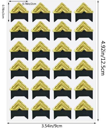 12 Sheets 288 Count Self-Adhesive Photo Corners Stickers Acid Free Photo Mounting Corners for Scrapbooks Memory Books DIY Picture Album Journal (Gold) - Buy Online on GoSupps.com