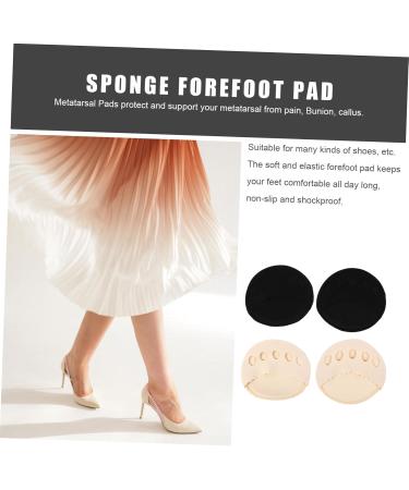 NOLITOY High Heel Socks & Insoles - 2 Pairs Seamless Forefoot Pads for Women | Comfort & Style for Fish Mouth Shoes - Buy Online on GoSupps.com