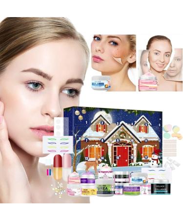 Encomy Christmas Countdown Beauty Set | Advent Calendar with 24 Care Products & Accessories | Perfect Family Gift - Buy Online on GoSupps.com
