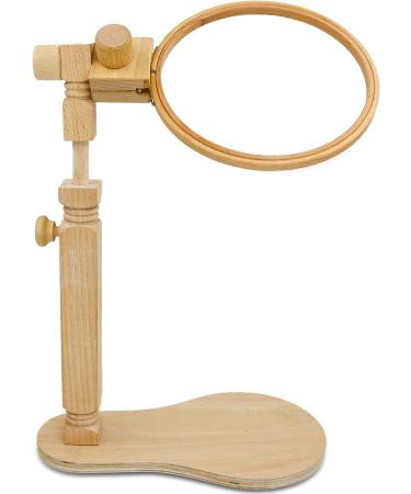 Adjustable Embroidery Hoop Stand | Hands-Free Cross Stitch Holder | Easy-to-Use Embroidery Tool for Needlework and Crafts | 13.3-19.6inch Height - Buy Online on GoSupps.com