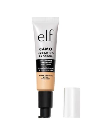 e.l.f. Cr me hydratante Camo CC fond de teint correcteur de couleur pour une finition ros e avec SPF 30 v g talien et sans cruaut envers les animaux Fair 120 W Fair 120 N 30 g (Lot de 1)