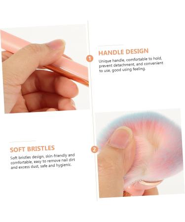 DOITOOL Manicure Brush Dust Brush Highlighter Brush Powder Brush for Loose Powder Face Powder Brush Setting Powder Brush Bronzer Powder African Wash Net Lightweight Plastic The Brush Pink 14.5x3cm Pink - Buy Online on GoSupps.com