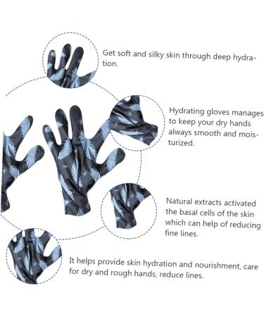 minkissy 1 Pair Hand Hydrating Glove Night Bedtime Gloves Night Gloves for Dry Hands Hand Gloves Spa Gel Hand Care Gloves Foot Cream Aluminum Platinum Paper at Night - Buy Online on GoSupps.com