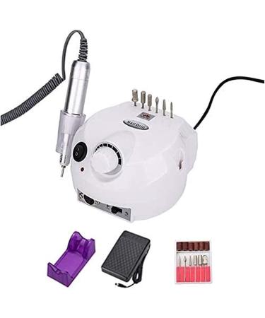 ASDFGH Professional Nail Drill Machine Portable Nail Drill Machine 30000 RPM Electric Nail Care Set Powerful Manicure Pedicure Set with Foot Pedal Nail Polisher Machine - Buy Online on GoSupps.com