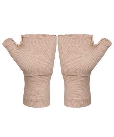 1 Pair Gloves Hand Brace Wrist Support Wrist Brace Carpal Tunnel Fingerless Mittens Wrist Bands Wrist Sleeve Wrist Brace Thumb Wrist Brace Compression Wrist Rest 28X8X1cm