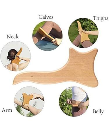 6-in-1 Wood Therapy Massage Tools & GUA SHA - Relieve Muscle Pain & Enhance Body Shape - International Shipping Available - Buy Online on GoSupps.com