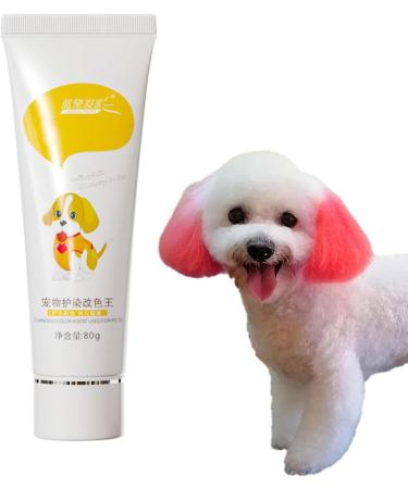 PW Tools Animal Hair Color - Fruchtaroma 80g Non-Toxic Pet Dye Cream | Fireworks Red for All Pets & Puppies - Buy Online on GoSupps.com
