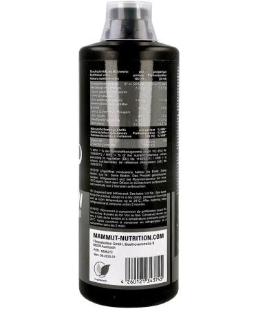 Mammut L-Carnitin Liquid 1000 ml - Premium Fat Burner for Weight Loss | Buy Internationally - Buy Online on GoSupps.com