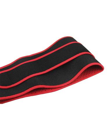 Buy FakeFace Unisex Compression Waist Trimmer Belt - Adjustable Neoprene Back Support for Weight Loss & Slimming - Breathable Kidney Binder - Black & Red - Buy Online on GoSupps.com