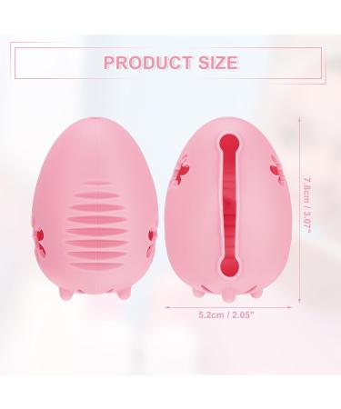 VOCOSTE Beauty Egg Holder - Pink Makeup Sponge Case for Easy Storage & Organization | Perfect Cosmetic Egg Holder - Buy Online on GoSupps.com