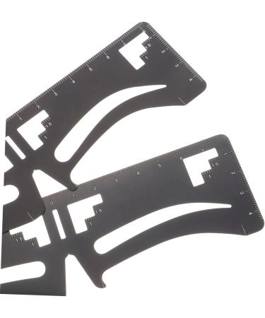 FOMIYES 2pcs Clear Ruler Brow Guide Ruler Eyebrow Measuring Tool Ruler Tool Eyebrow Trimming - Buy Online on GoSupps.com