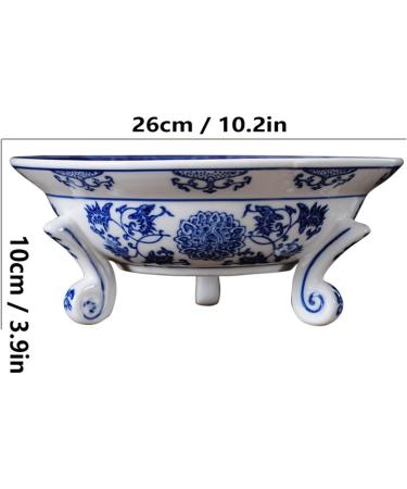 Fruit Basket Bowl Fruit Bowl New Chinese Style Round Ceramic Fruit Plate Home Living Room Kitchen Decoration Retro Porcelain Fruit Dish Candy Bowl Fruit Bowls (Size : C) - Buy Online on GoSupps.com
