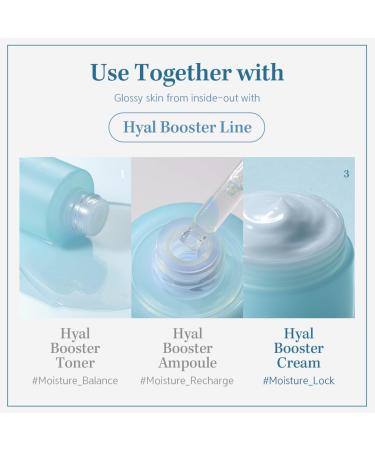 NACIFIC Hyal Booster Cream 50ml - 55% Jericho Rose Extract & Hyaluronic Acid | Calming Hydrating & pH 5.5 | Korean Skincare for All Skin Types - Buy Online on GoSupps.com