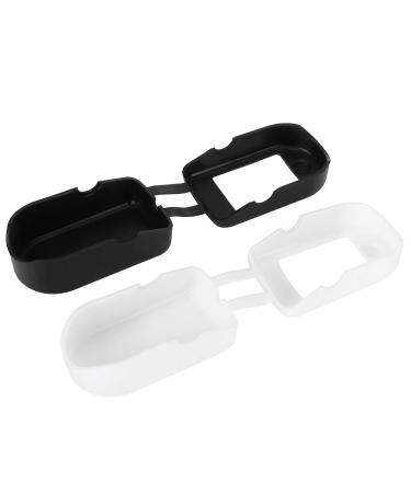 Tomanbery Oximeter Cover - Durable Fingeling Pulse Housing for Travel & Home (Black & White) - Flexibility & Comfort - Buy Online on GoSupps.com