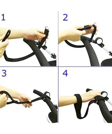 Rubeyul Stroller Safety Strap - Anti-Lost Wrist Strap for Kids (Black) | Secure & Comfortable Wrist Loop - Buy Online on GoSupps.com
