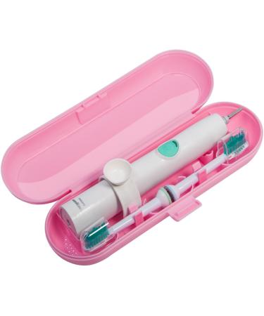 Nincha Portable Electric Toothbrush Travel Case for Philips Sonicare Series-Durable Environmentally Friendly Breathable Food-Safe Plastic Material(Pink)