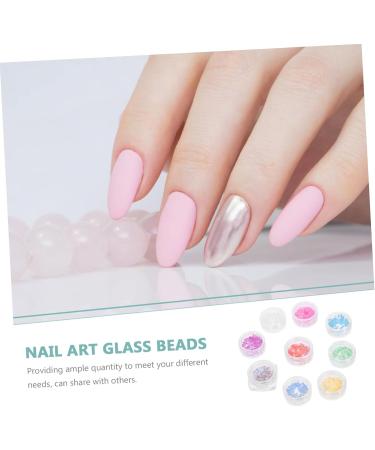 FRCOLOR 9 Boxes Nail Decoration Jewelry Jewlery Beads for Nails Nail Gem Nail Beads for Nail Art Gems for Nails Jewels for Nails Mini Beads Tiny Beads Glass Acrylic Crystal Beads - Buy Online on GoSupps.com