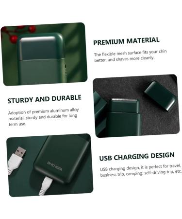 Minkissy Rechargeable Beard Trimmer - Electric Shaver Set for Men | Portable Razor for Business Trips - Buy Online on GoSupps.com