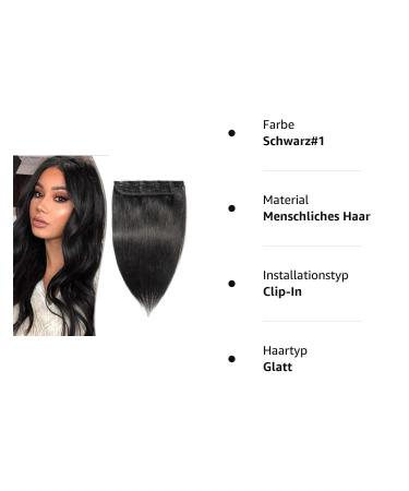 Buy SEGO Clip-in Extensions - 100% Remy Human Hair 7A One Piece Hairpiece | Straight Hair Extensions for Effortless Style - Buy Online on GoSupps.com