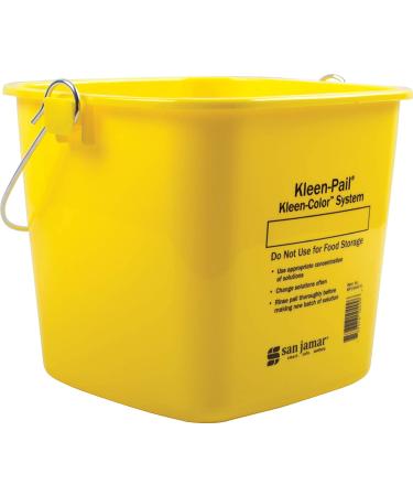 San Jamar Kleen-Pail 6 Qt Yellow Plastic Cleaning Bucket - Buy Online on GoSupps.com