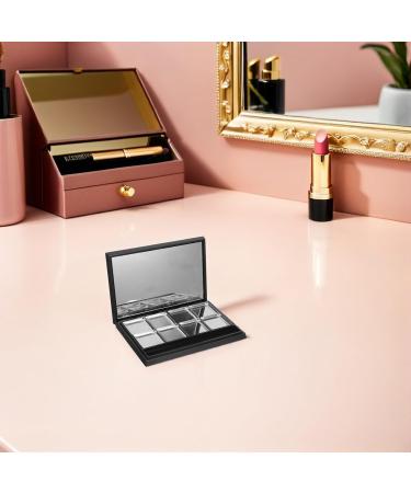 CLISPEED Palette de Maquillage Magn tique Vide 8 Emplacements en Aluminium avec Bo te Noire Mate Double Compartiment Magn tique Lot de 2 Palette de Fards Paupi res Blush et - Buy Online on GoSupps.com