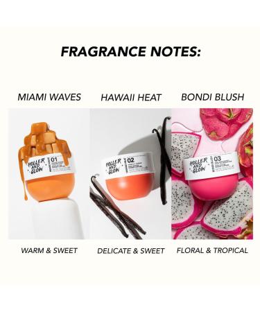 Holler And Glow Hawaii Heat Vanilla Body Butter Body Butter For Women Smells Good Body Lotion For Extremely Dry Skin Moisturizing Nourishing Shea Butter Peony Amber Scented 5.29 Oz - Buy Online on GoSupps.com